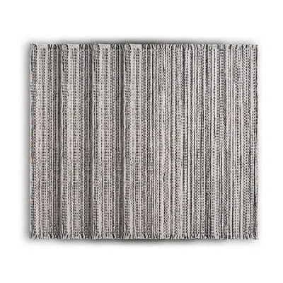 Lr Home Jade Striped 4 Pack Placemat In Gray