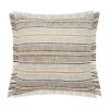 Lr Home Jan Dia Stripe Square Throw Pillow In White