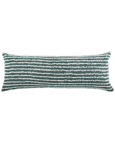 Lr Home Jungle Green Striped Lumbar Decorative Pillow