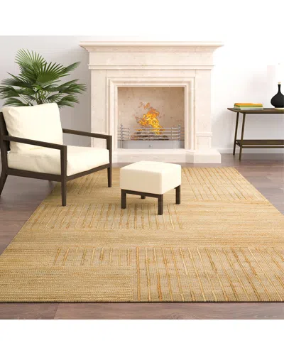 Lr Home Laeli Contemporary Striped Handmade Area Rug In Neutral