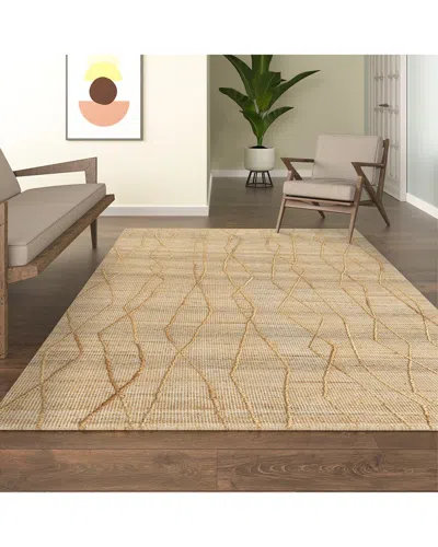 Lr Home Laeli Farmhouse Abstract Handmade Area Rug In Neutral