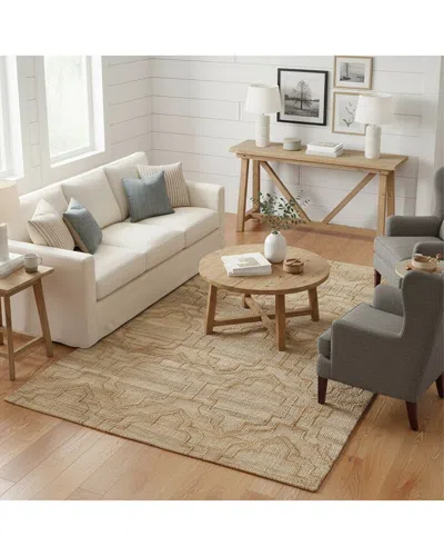 Lr Home Laeli Farmhouse Medallion Handmade Area Rug In Neutral