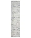Lr Home Lainey Washable Lan-272 2'x8' Runner Area Rug In Ivory,blue