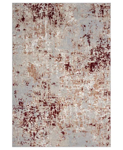 Lr Home Lainey Washable Lan-273 7'9''x9'9'' Area Rug In Red,gray