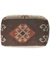 Lr Home Lauryn Multicolor Tribal Ottoman Pouf