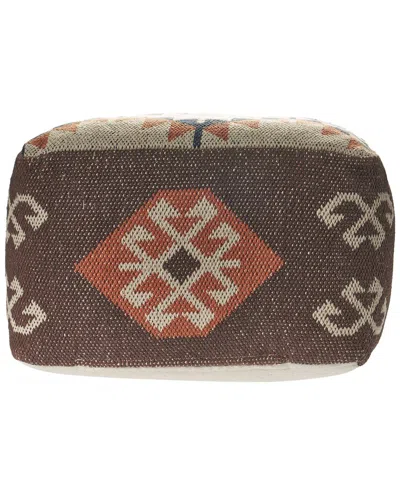 Lr Home Lauryn Multicolor Tribal Ottoman Pouf