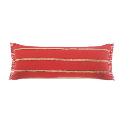 Lr Home Luis Nautical Lumbar Pillow In Red