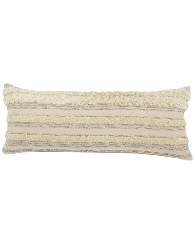 Lr Home Luxury Tufted Lumbar Decorative Pillow