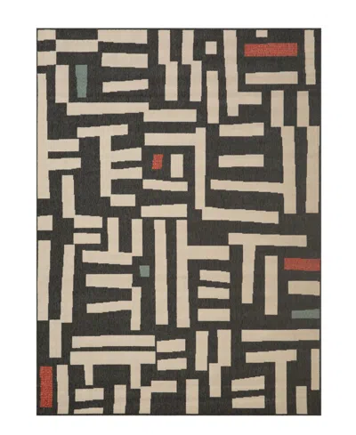 Lr Home Madison 5'x7' Area Rug In Black
