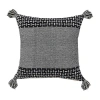 Lr Home Mani Geometric Square Throw Pillow In Black