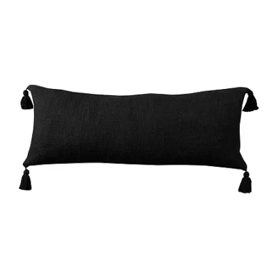 Lr Home Maria Lumbar Pillow In Black