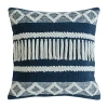 Lr Home Diamond Stripe Textured Throw Pillow In Blue
