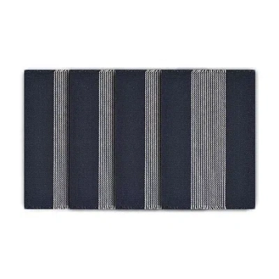 Lr Home Maria Striped 4 Pack Placemat In Blue