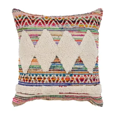 Lr Home May Diamond Square Throw Pillow In Multi