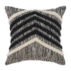 Lr Home Maymis Chevron Square Throw Pillow In Black