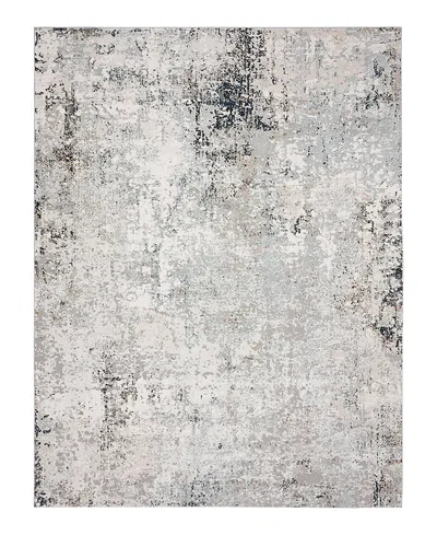 Lr Home Michelle Miche-81637 Area Rug, 4' X 6' In Coconut Milk/ Shark