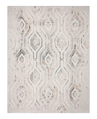 Lr Home Michelle Miche-81640 Area Rug, 4' X 6' In Coconut Milk/ Shark