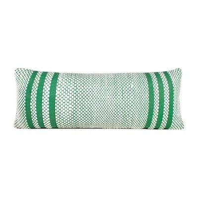 Lr Home Mille Bohemian Lumbar Pillow In Green