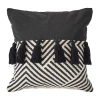 Lr Home Misty Chevron Square Throw Pillow In Black