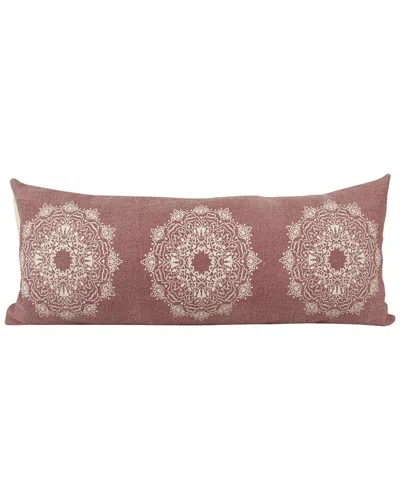 Lr Home Monica Bohemian Mandala Medallion Lumbar Throw Pillow In Multi