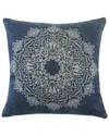 Lr Home Monica Bohemian Mandala Medallion Throw Pillow In Blue