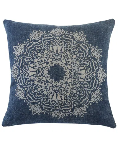 Lr Home Monica Bohemian Mandala Medallion Throw Pillow In Blue