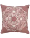 Lr Home Monica Bohemian Mandala Medallion Throw Pillow In Pink