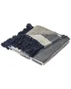 Lr Home Multicolored Modern Geometric Throw Blanket In Multi