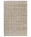 Lr Home Naella Mes-569 7'9"x9'9" Area Rug In Khaki