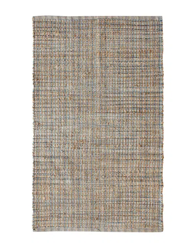 Lr Home Nathalia Contemporary Hand-woven Grid Rug In Brown