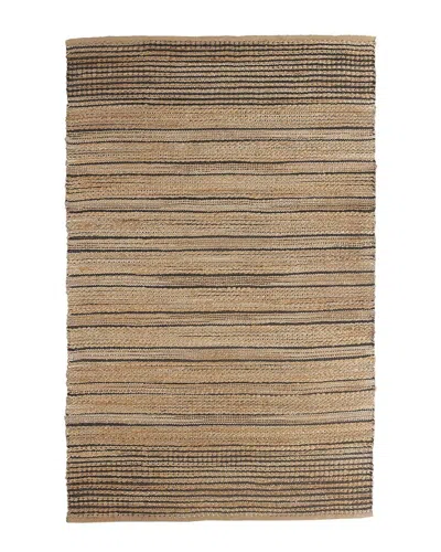 Lr Home Nathalia Hand-woven Geometric Triad Area Rug In Brown