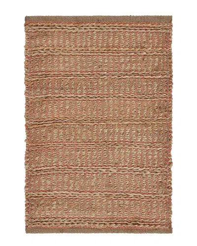 Lr Home Nathalia Interwoven Accent Rug In Pink