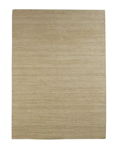 Lr Home Nathalia Transitional Braided Jute Hand-woven Rug In Ivory