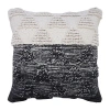 Lr Home Neela Bordered Square Throw Pillow In Black