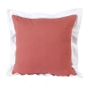 Lr Home Neela Bordered Square Throw Pillow In Pink