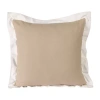 Lr Home Neela Bordered Square Throw Pillow In Sand