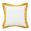 Lr Home Neela Bordered Square Throw Pillow In Yellow