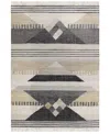 Lr Home Closeout!  Nero Nro81984 7'9" X 9'9" Area Rug In Tan,black