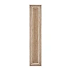 Lr Home Nora Bordered Table Runner In Brown