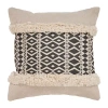 Lr Home Ola Modern Square Throw Pillow In Black
