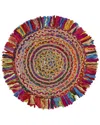 Lr Home Organic Jute Eco-friendly Area Rug In Multi