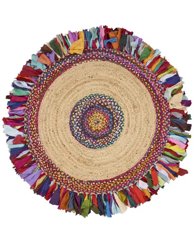 Lr Home Organic Jute Eco-friendly Area Rug In Multi