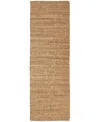 Lr Home Nancy Natur-302 2'6"x7'9" Runner Area Rug In Tan,brown