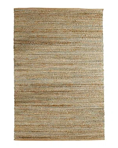 Lr Home Origin Handwoven Natural Area Rug, 93 X 117 In Tan/ Teal