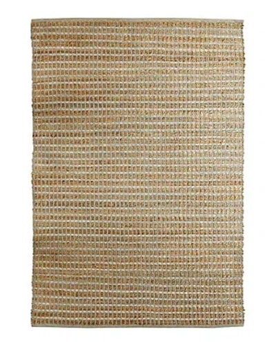 Lr Home Origin Modern Grid Natural Jute Area Rug, 7'9 X 9'9 In Ivory/gray