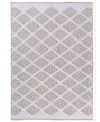 Lr Home Quincy Pom-600 5'x7' Area Rug In Tan,white