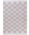 Lr Home Quincy Pom 600 Rug Collection In Tan,white