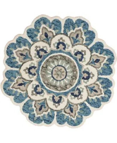 LR HOME RADIANCE RDC54094 5 ROUND AREA RUG