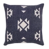 Lr Home Ram Geometric Square Throw Pillow In Blue