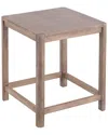 Lr Home Rayle Modern Side Table In Brown